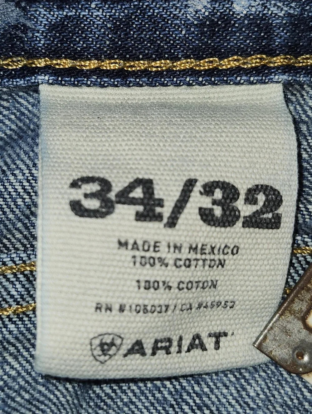 Ariat Men’s Bootcut Jeans - Light Blue Wash